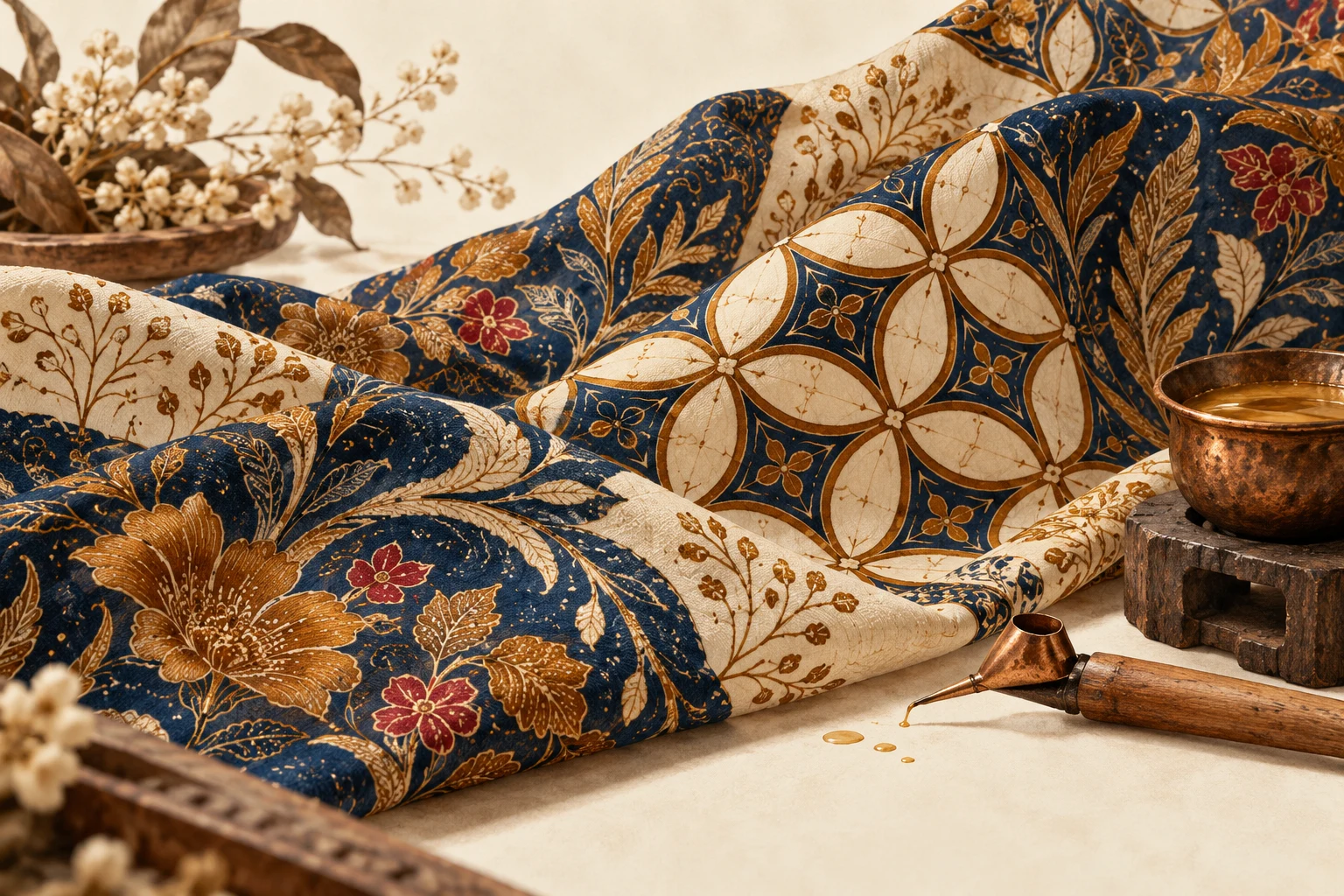 Ilustrasi editorial Selamat Hari Batik Nasional